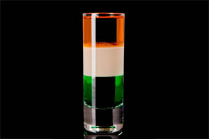 irish flag shot