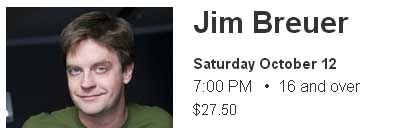 Jim Breuer at The Chance Ticket Sale